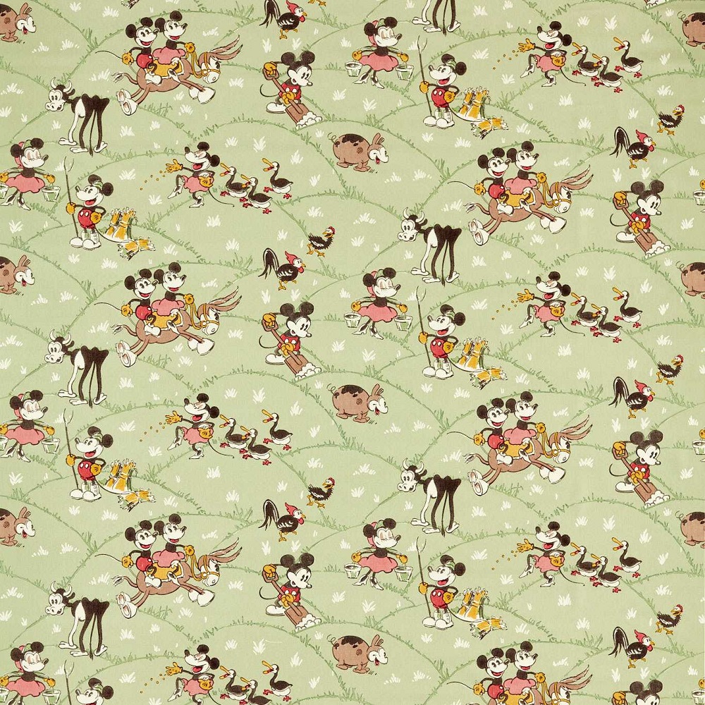 Disneys Mickey at the Farm Wallpaper by Sanderson