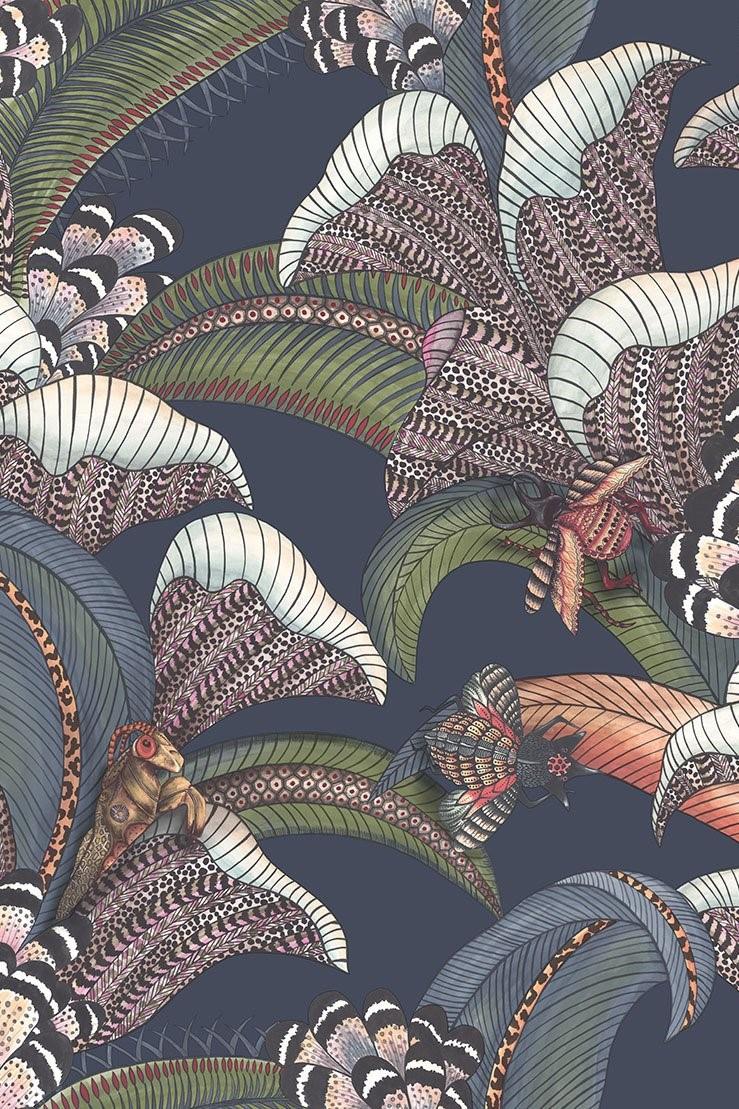 cole-son-hoopoe-leaves-wallpaper-s119-1006