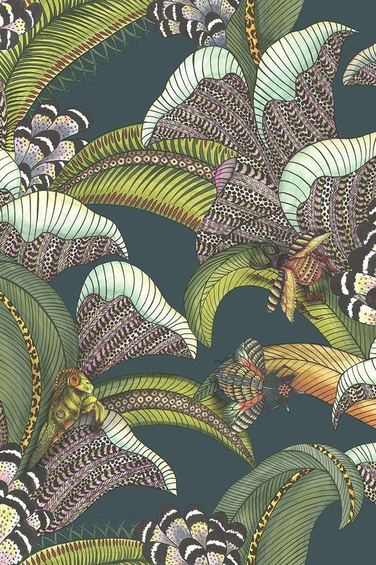 cole-son-hoopoe-leaves-wallpaper-s119-1007