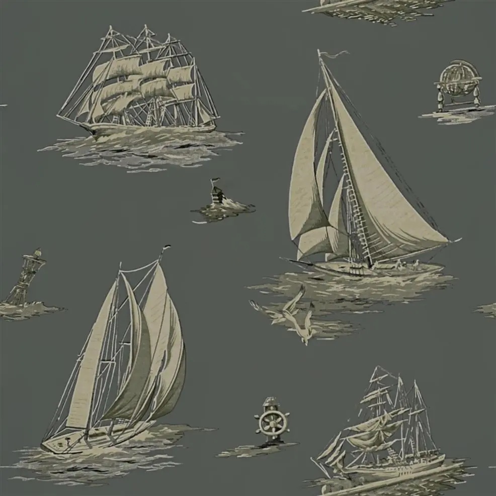 Down Easter Boats Wallpaper by Ralph Lauren PRL5024/01
