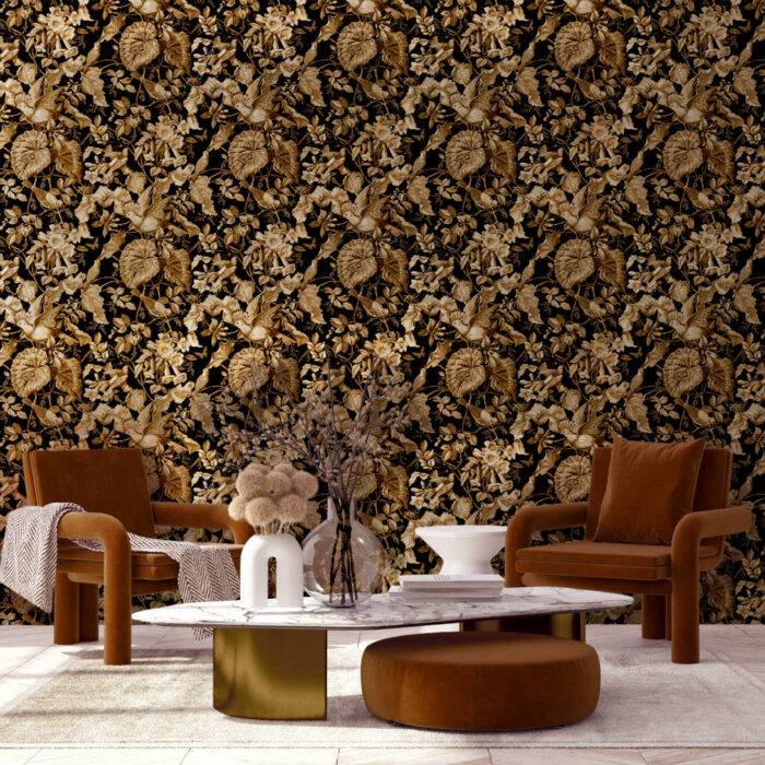 Newmor Gilded Garden Digital Wallcovering