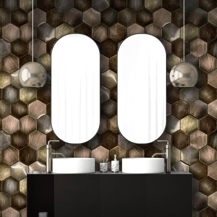 Newmor Industrialis Tessellate Digital Wallcovering