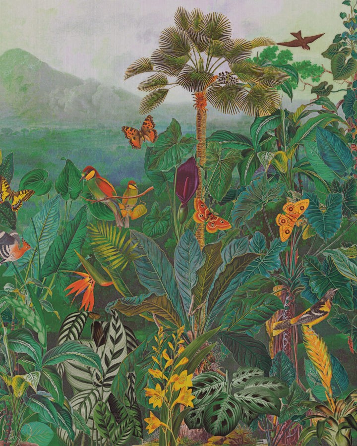 Omexco Birds of Paradise The Tropics Wallcovering BOP401
