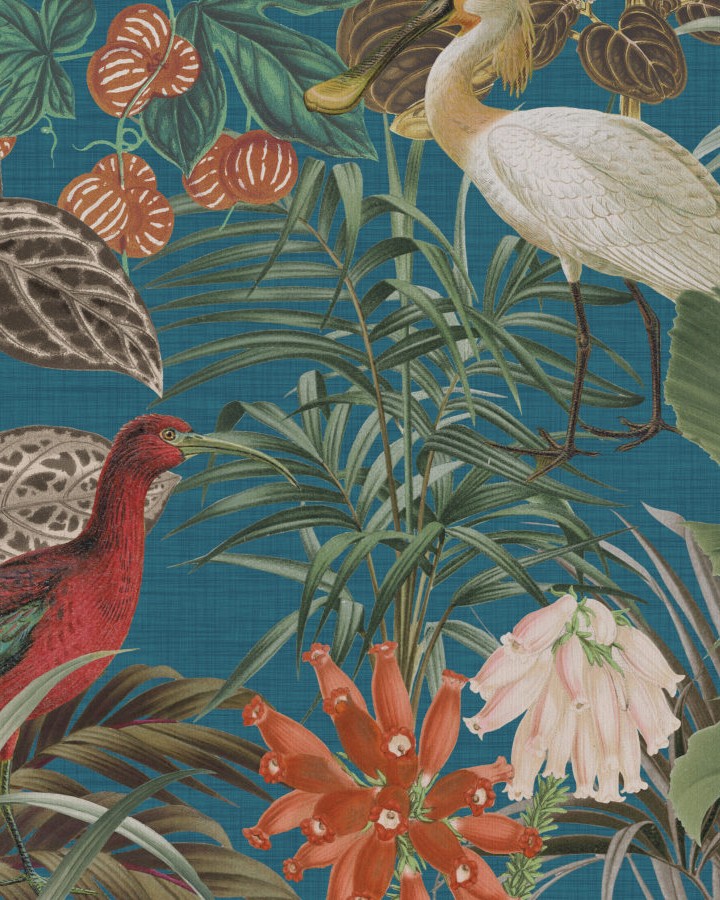 Omexco Birds of Paradise The Wading Birds Wallcovering BOP501