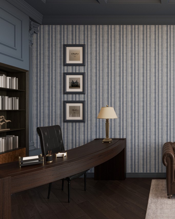Phillip Jeffries Chamberlain Stripe Wallcoverings