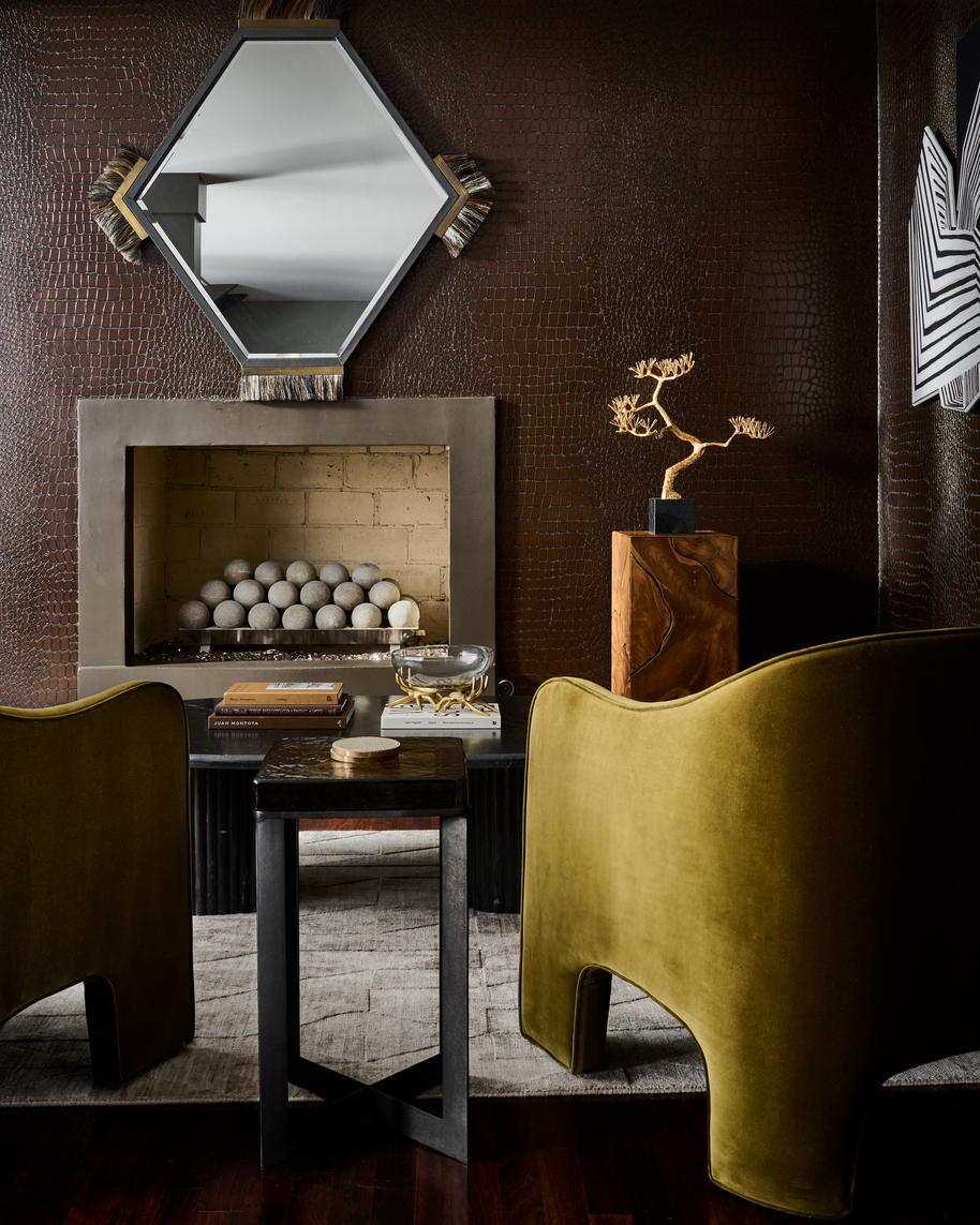 Phillip Jeffries Vinyl Crocodile Rock Wallcoverings