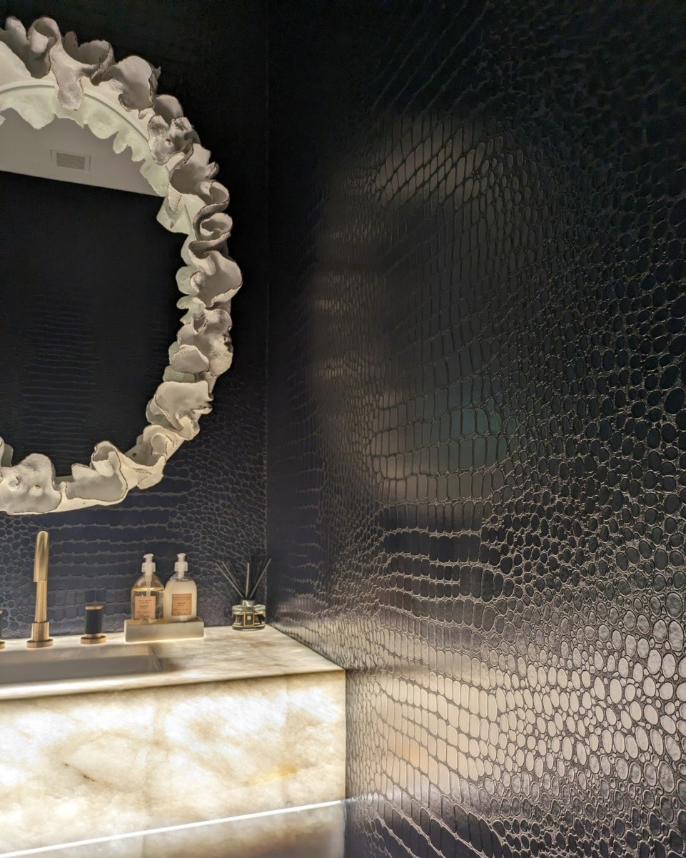 Phillip Jeffries Vinyl Crocodile Rock Wallcoverings