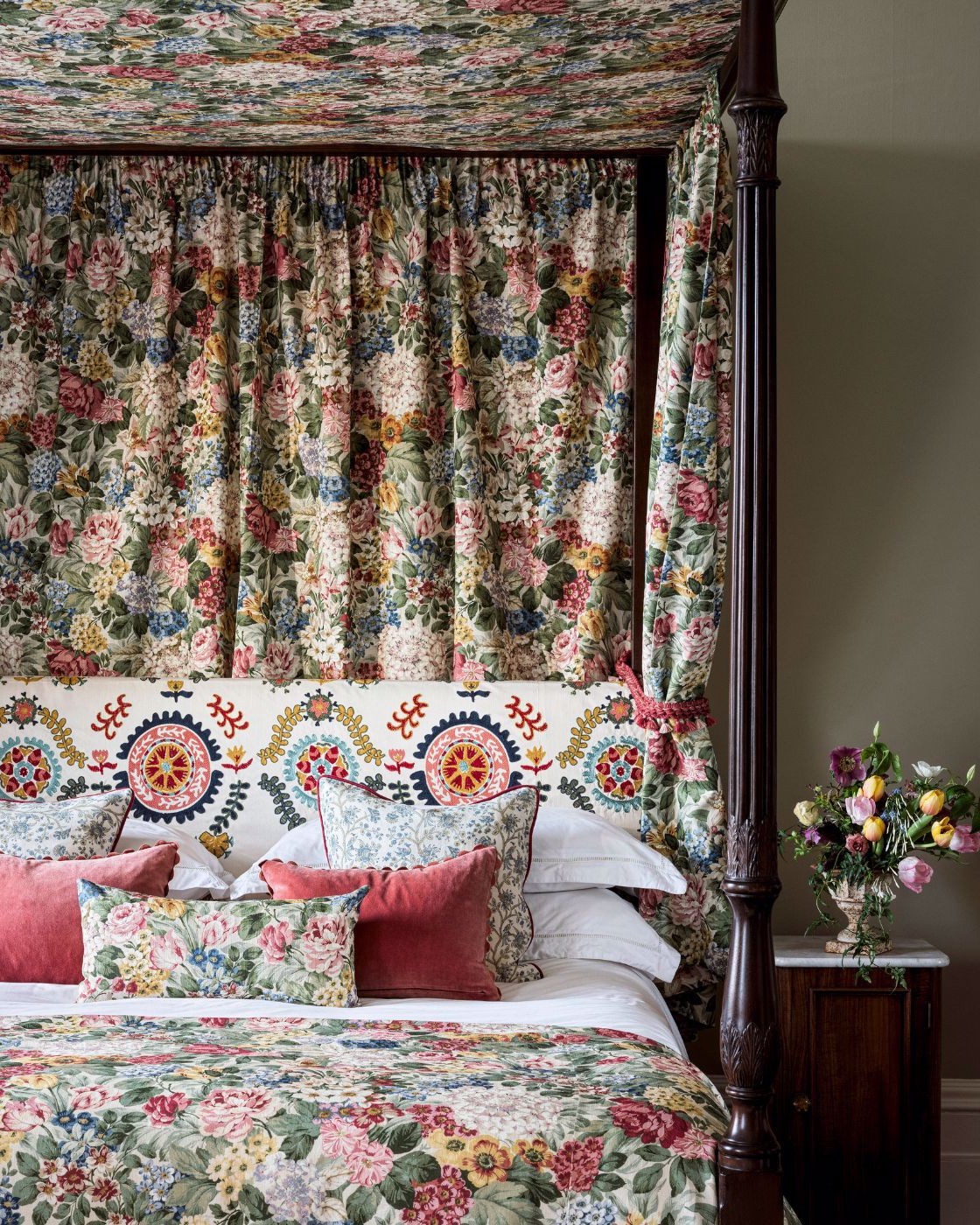 Sanderson Hydrangea &amp; Rose Fabrics