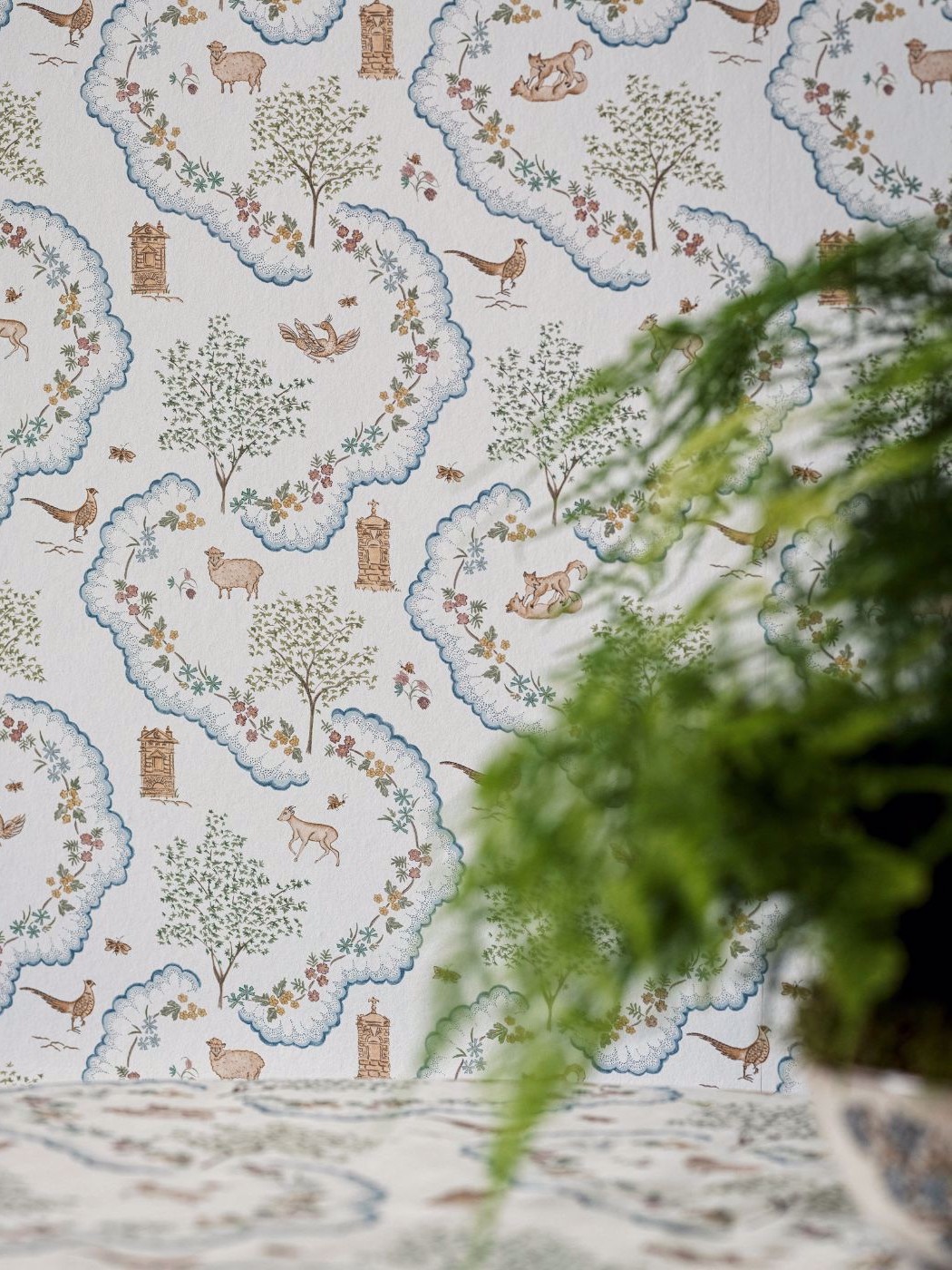 Sanderson Wildflower Meadow Wallpaper